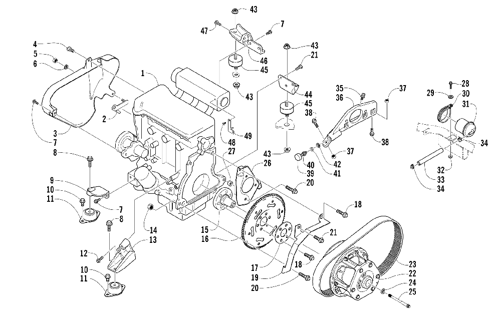 Engine and related parts
