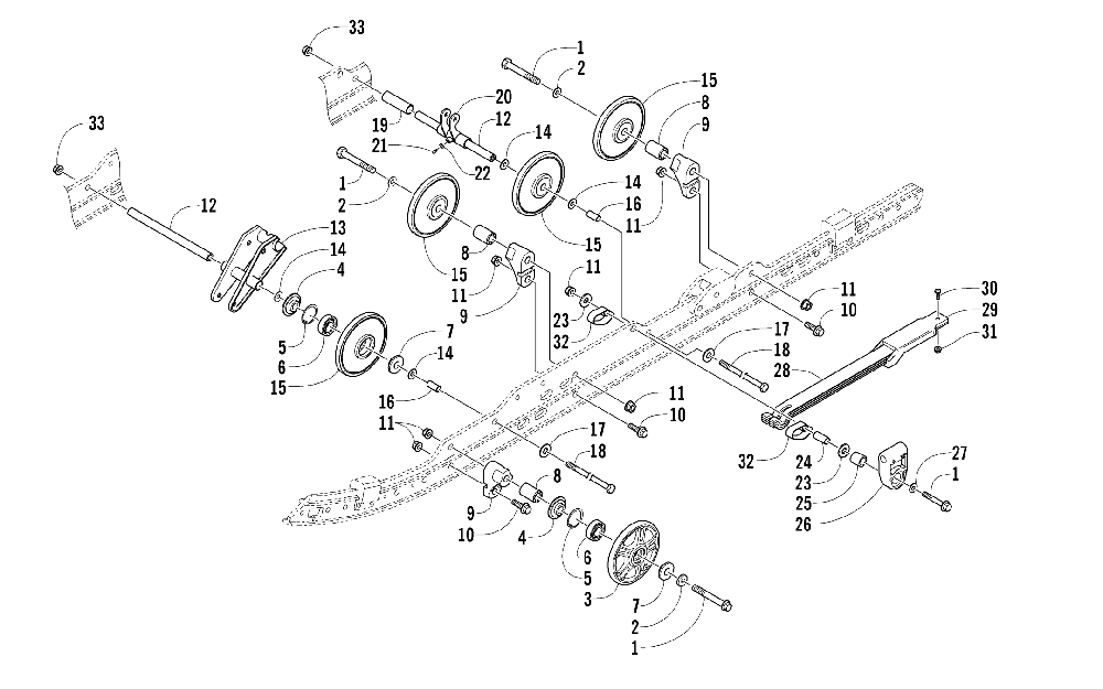 Idler wheel assembly