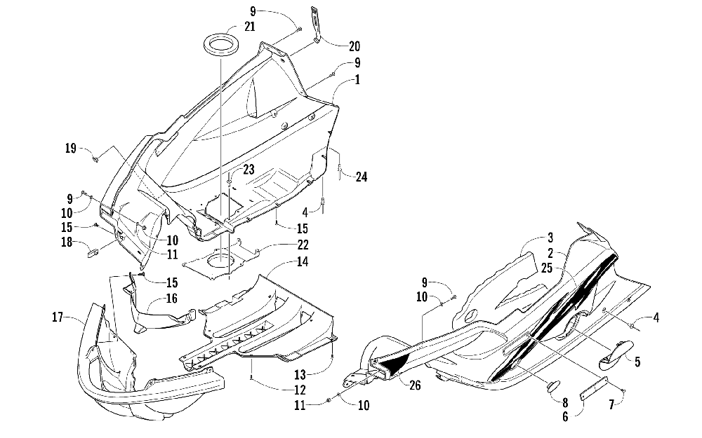 Belly pan assembly