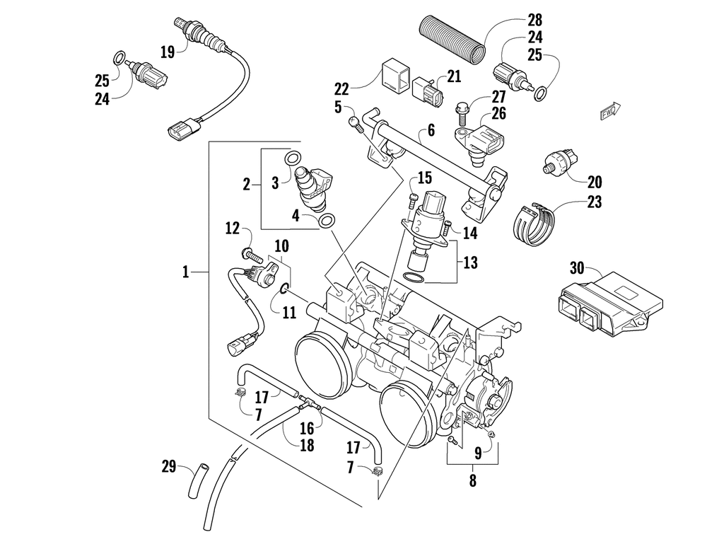 Throttle body assembly