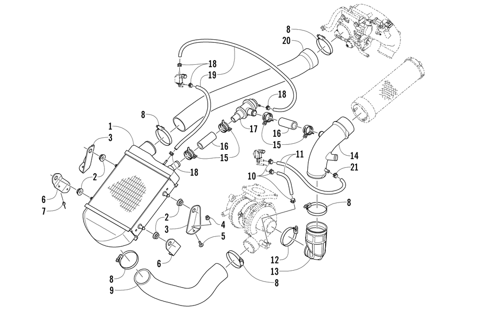 Intercooler assembly