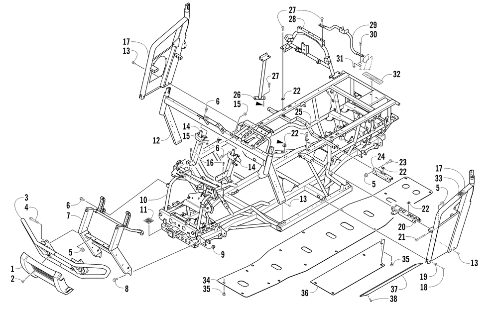 Frame and related parts