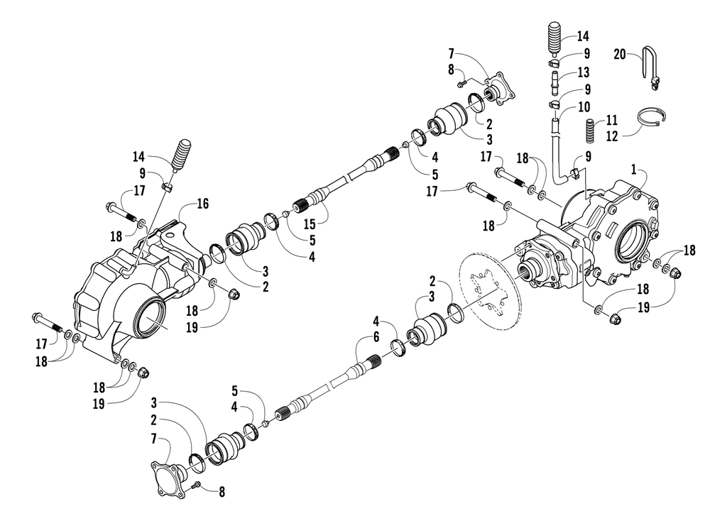 Drive train assembly