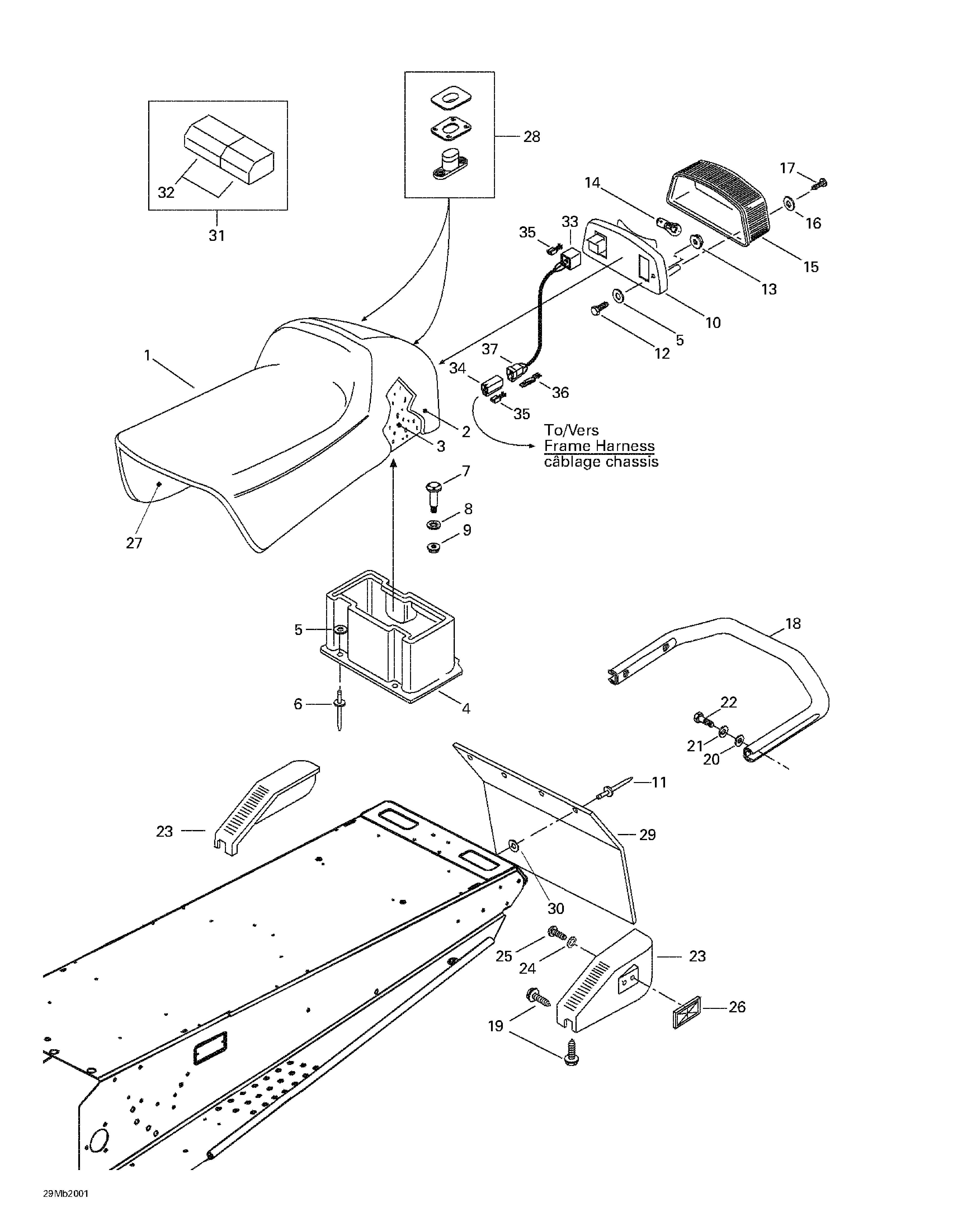 Seat and accessories