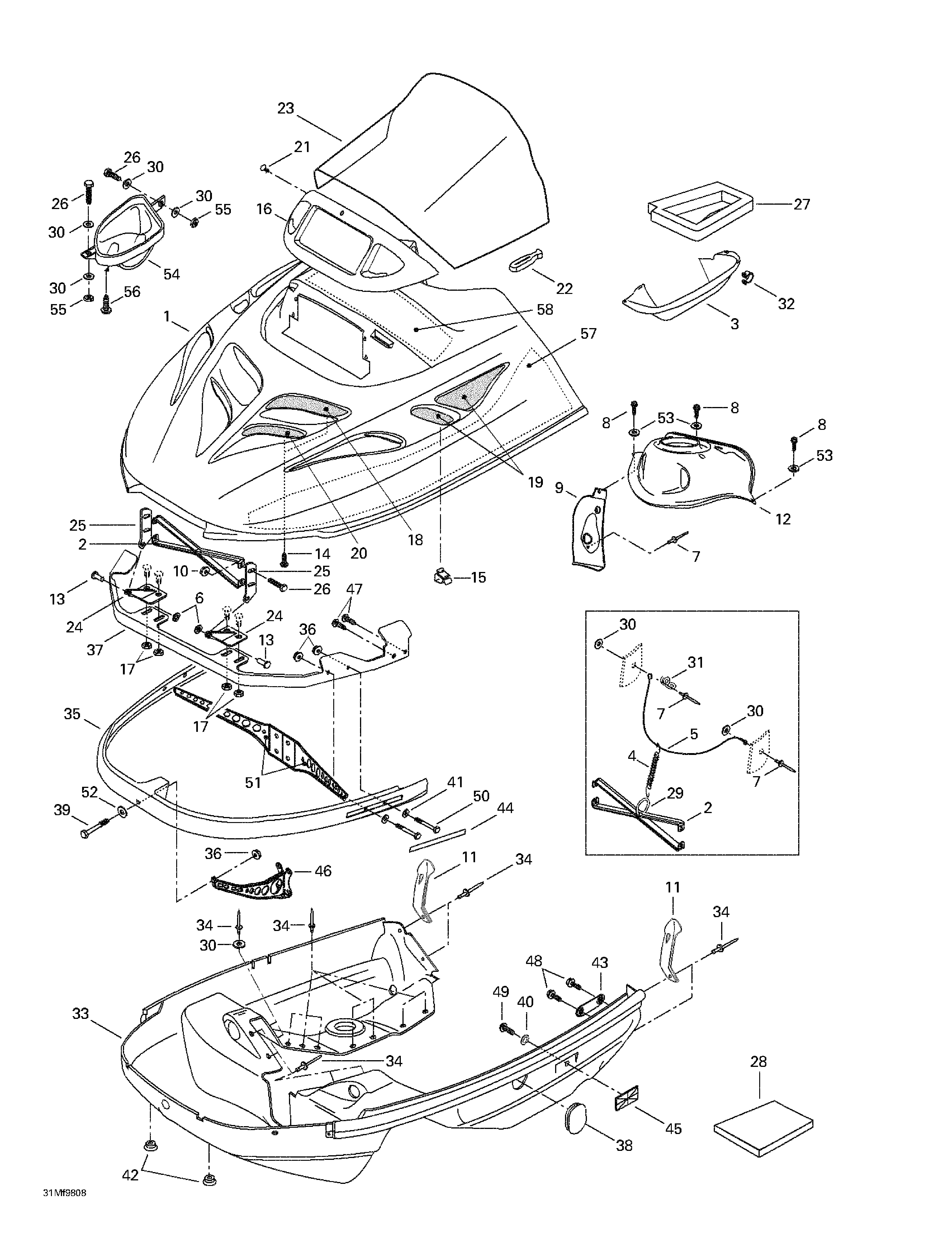 Cab, console