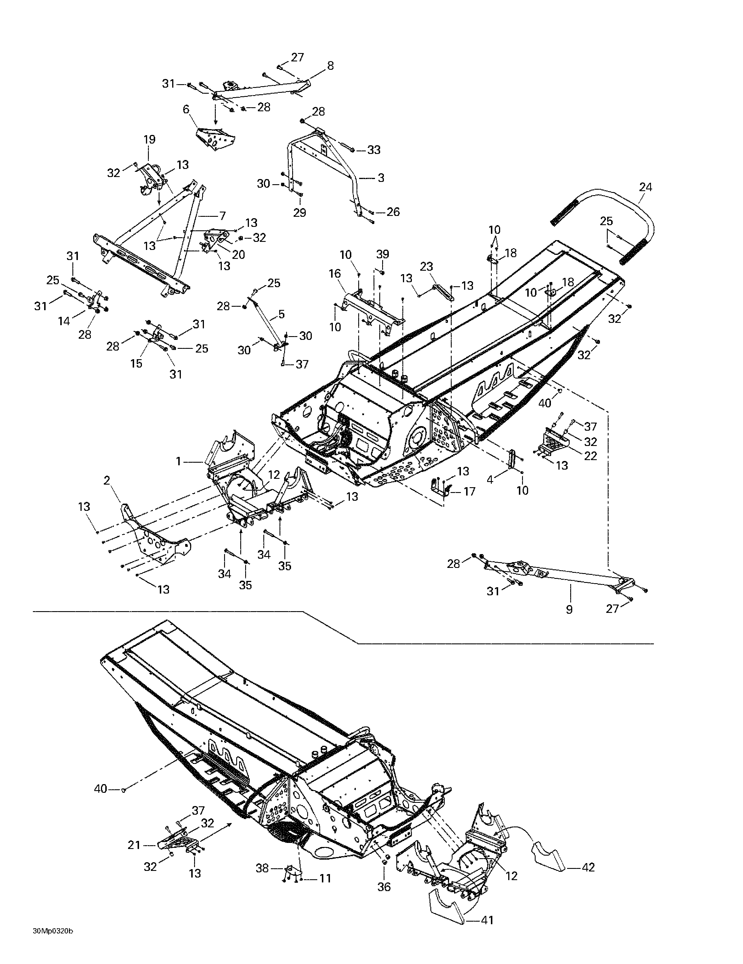 Frame - front and rear