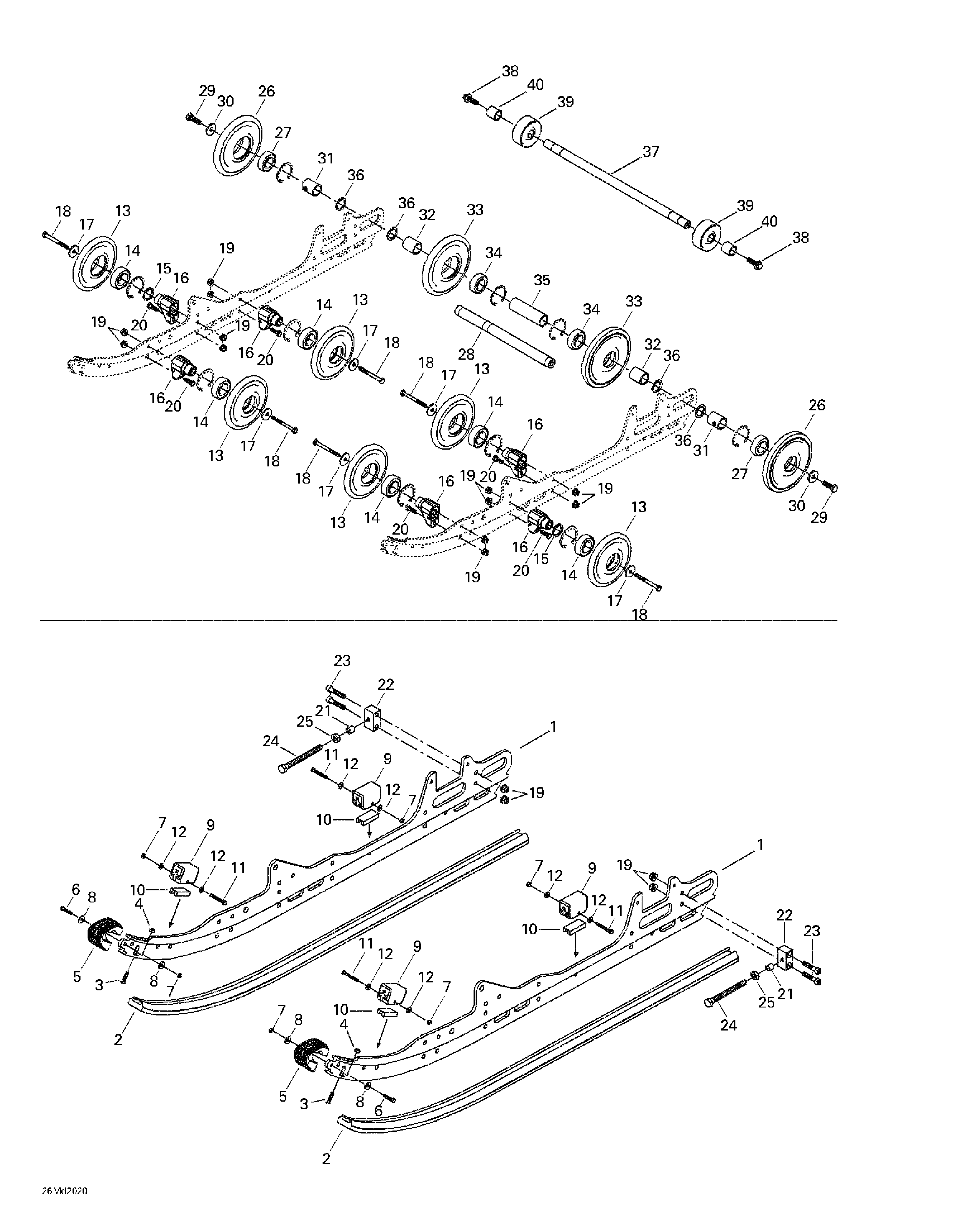 Rear suspension