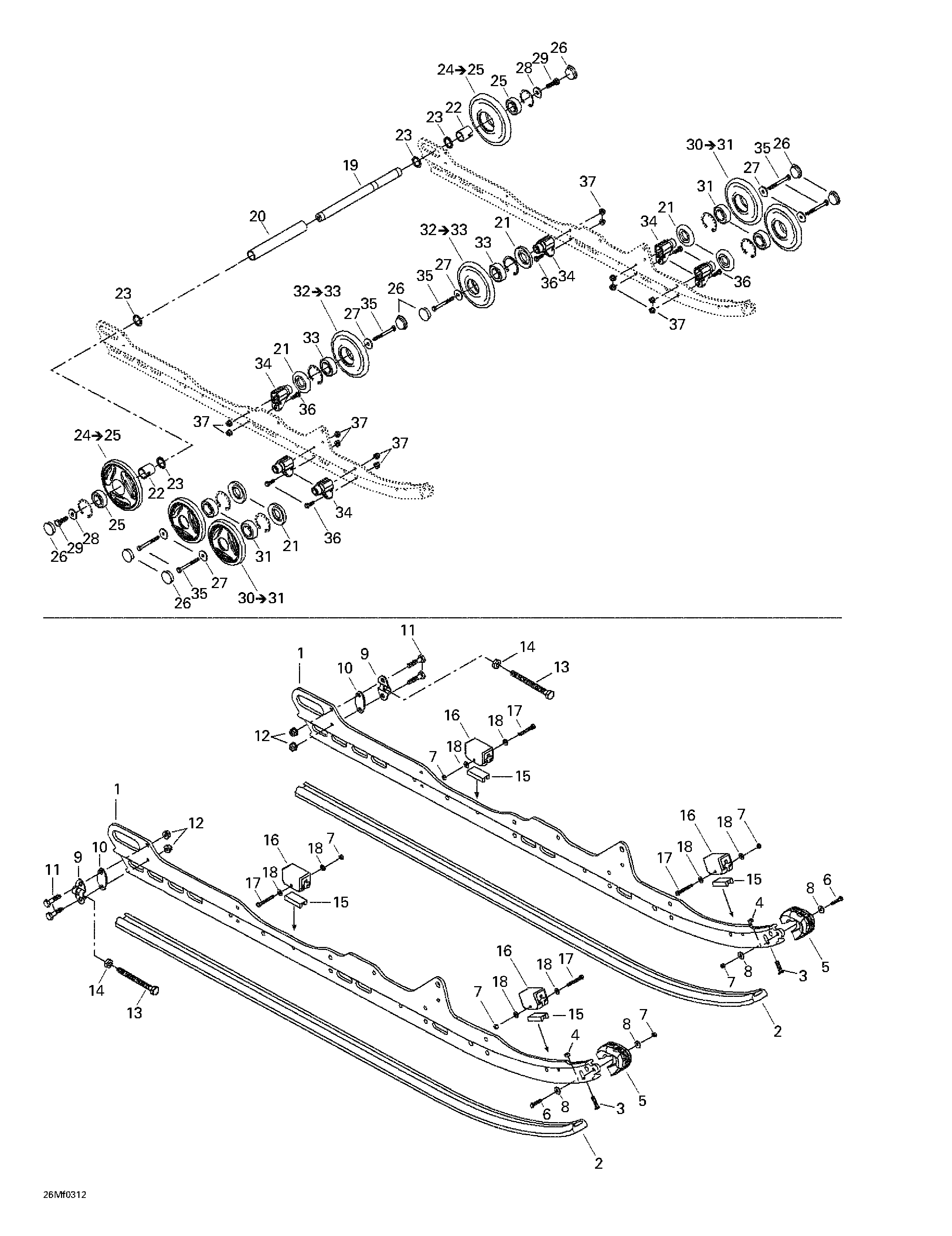 Rear suspension