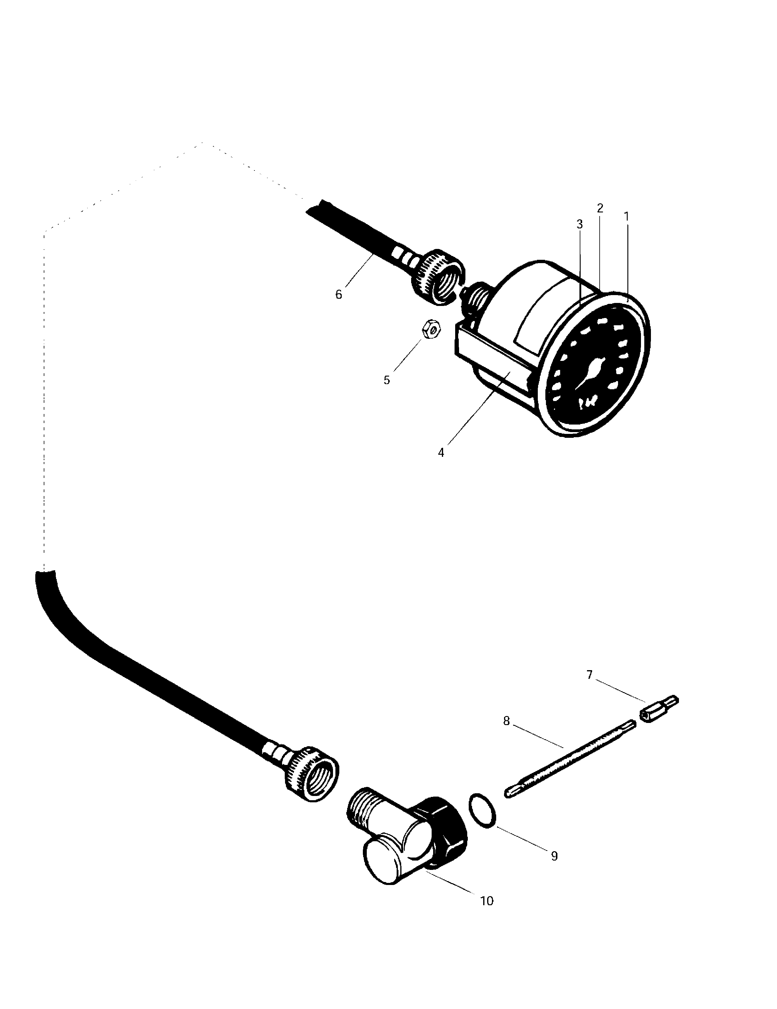 Speedometer arrangement