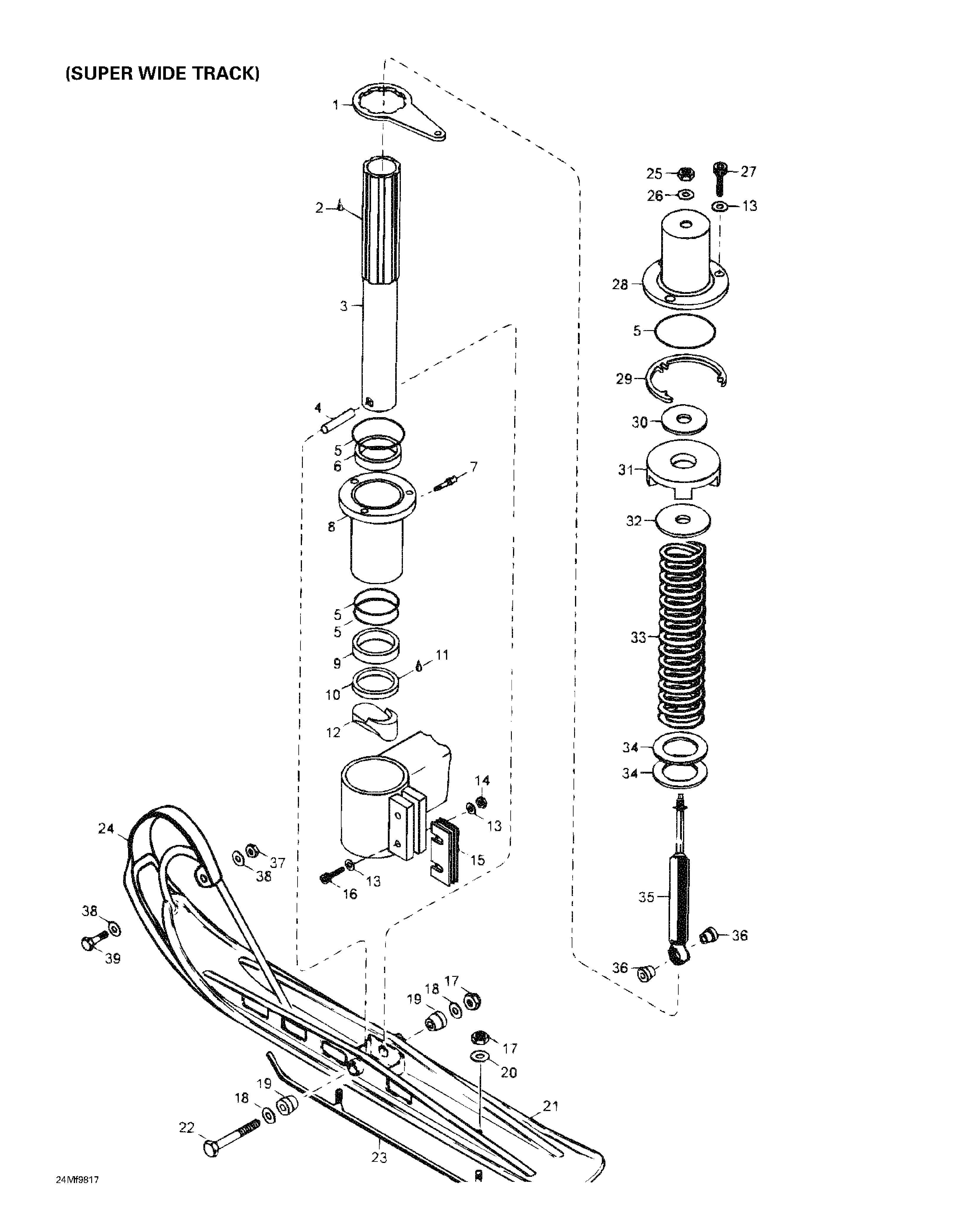 Front suspension and ski 2