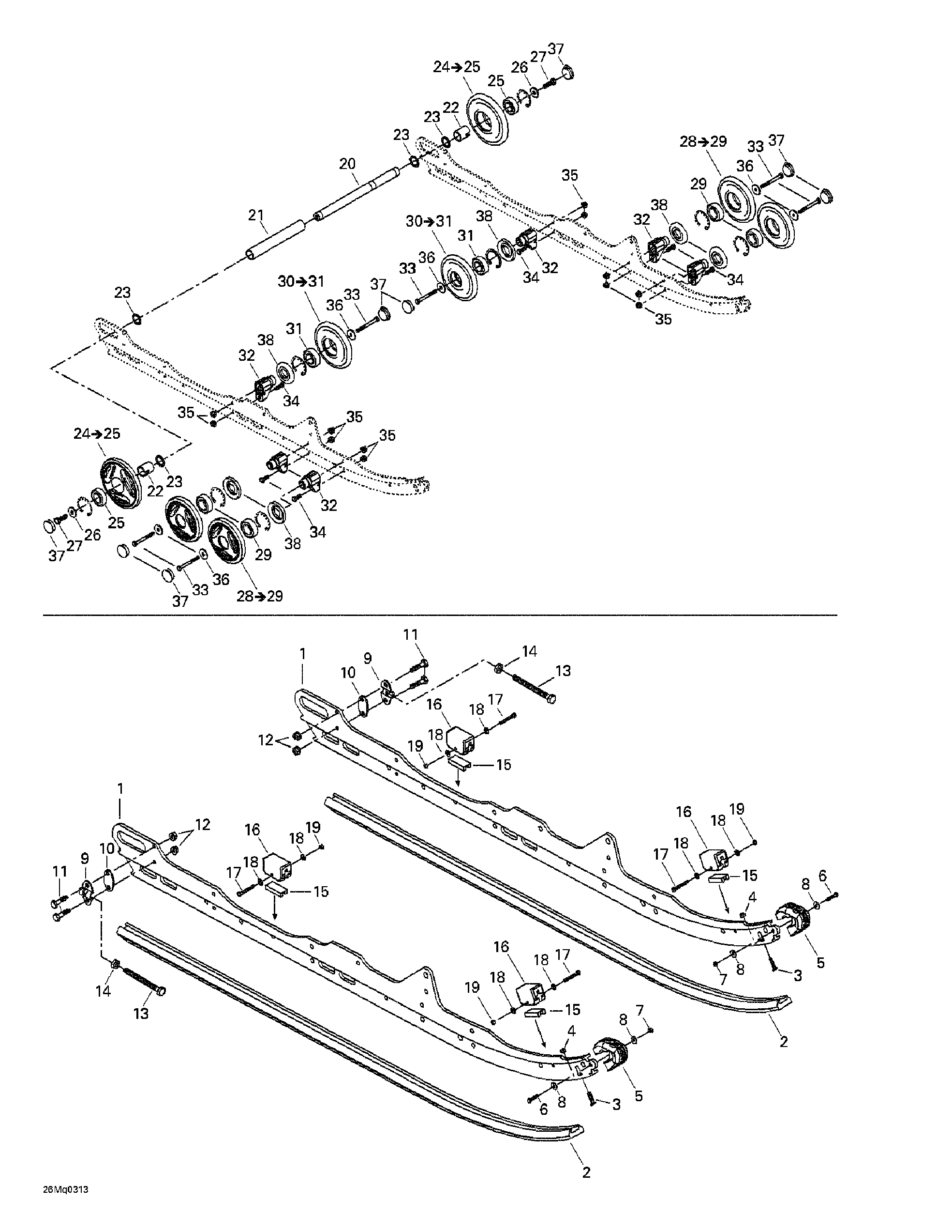 Rear suspension