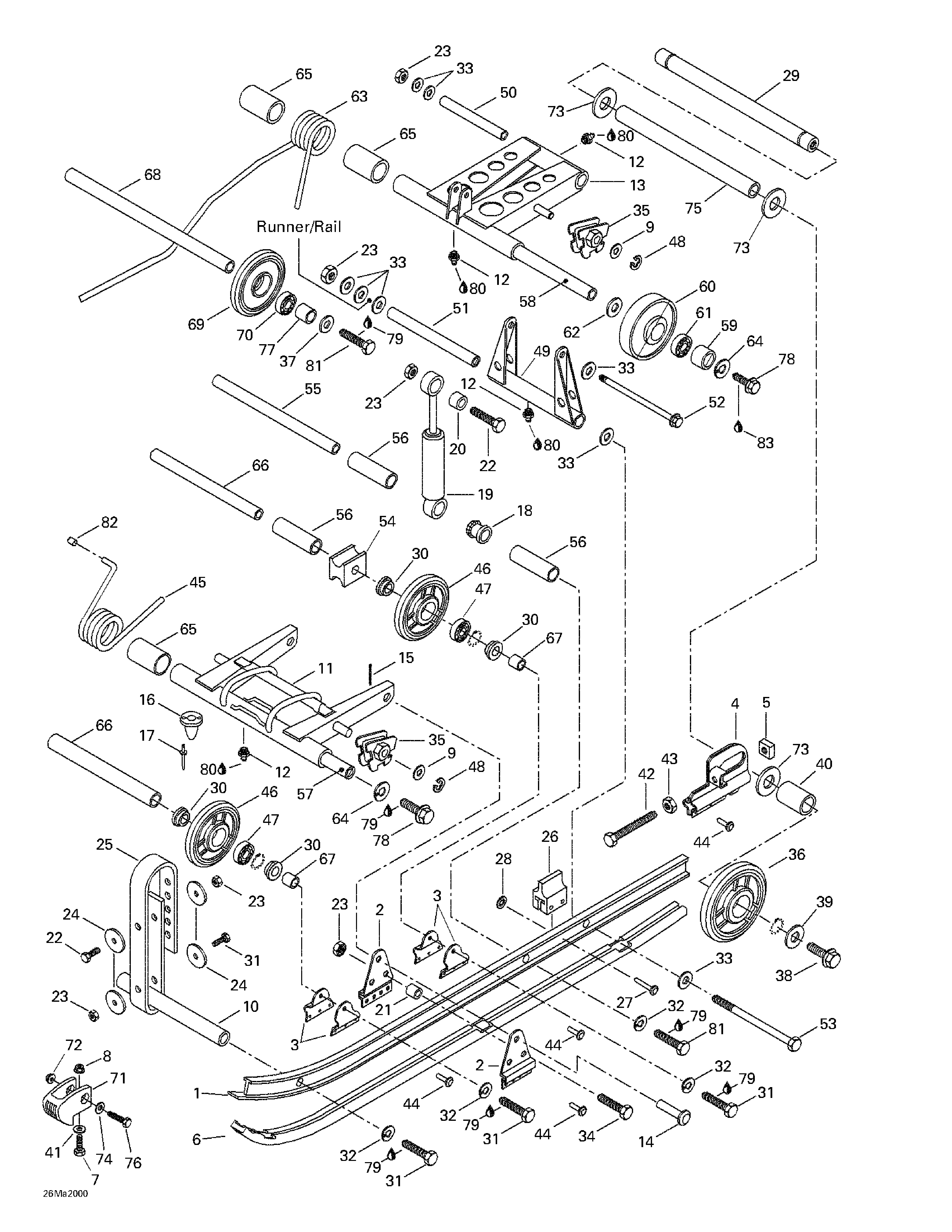 Rear suspension