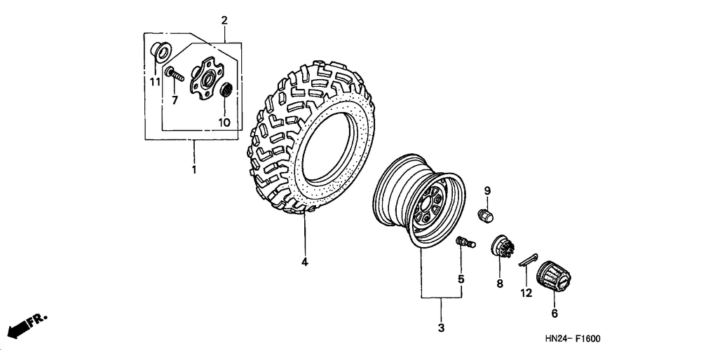 Rear wheel