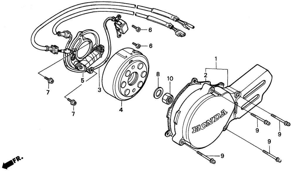 Left crankcase cover