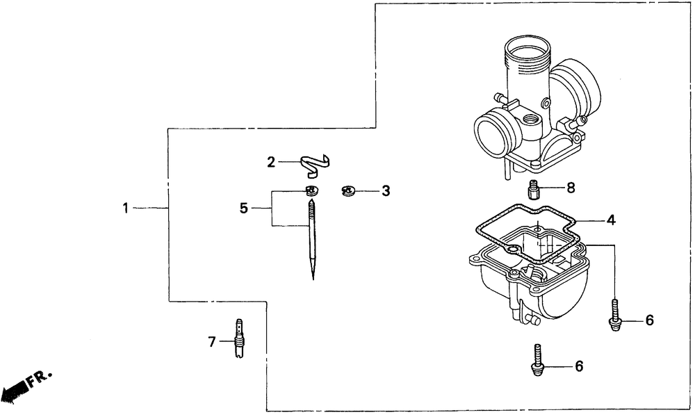 Carburetor o.p. parts kit