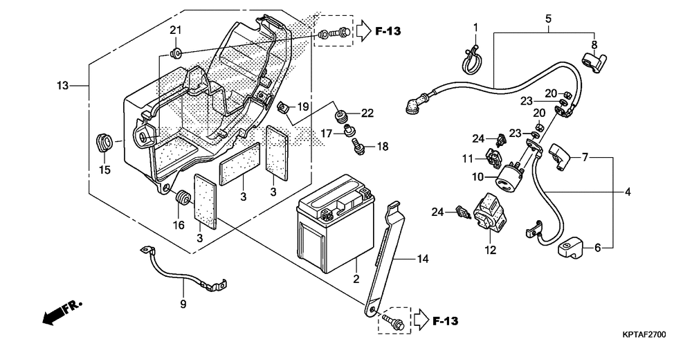 Battery(crf150f12_13_14)