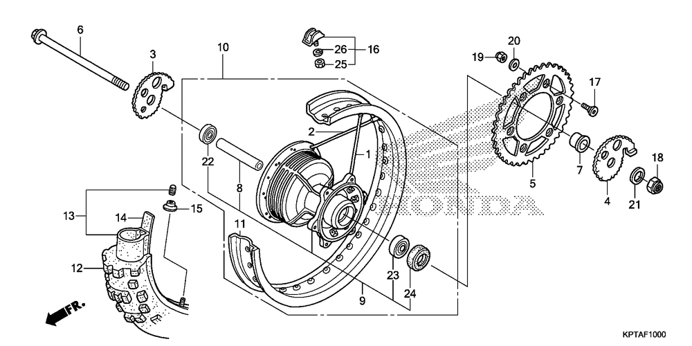 Rear wheel