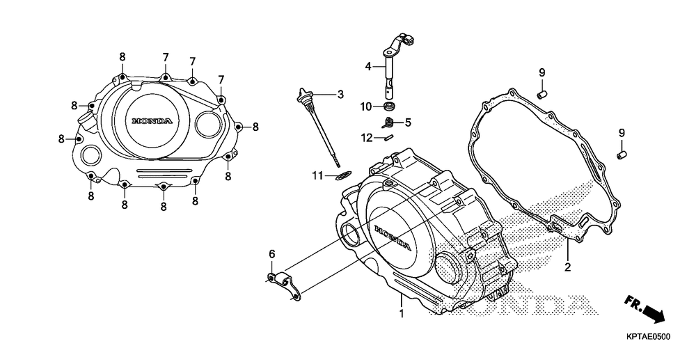 Right crankcase cover