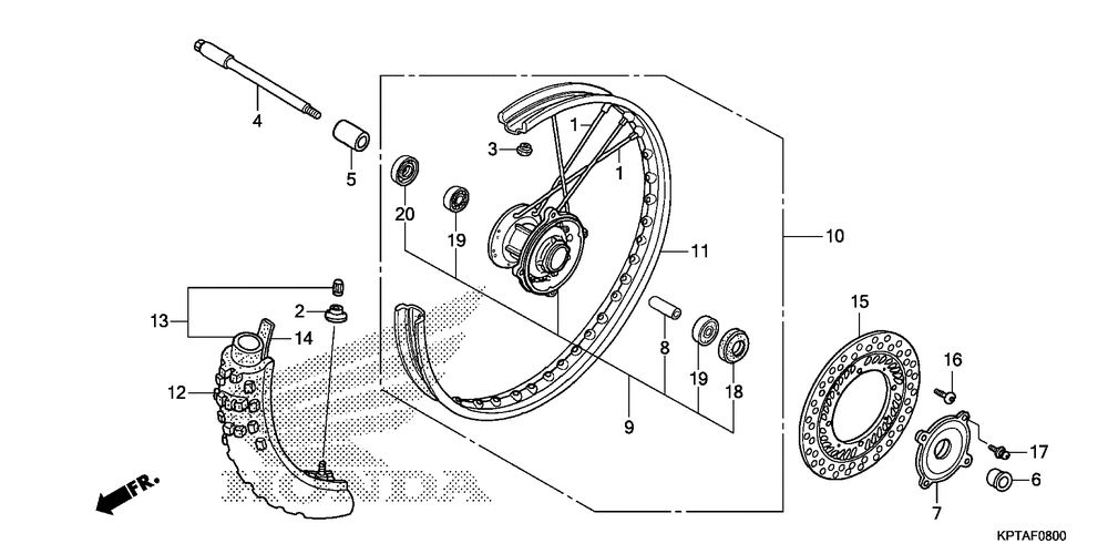 Front wheel