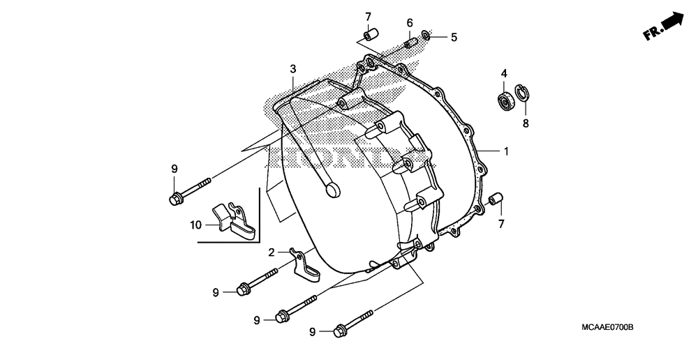 Clutch cover