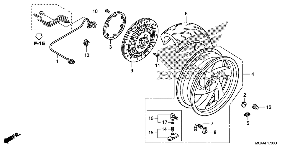 Rear wheel