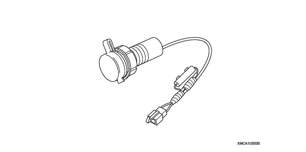 Accessory socket kit (12v d_c)