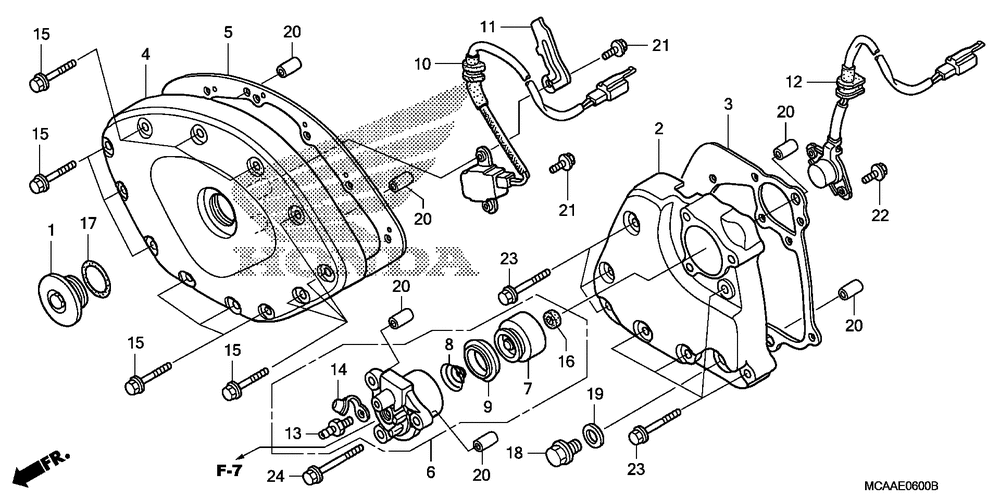 Front cover & transmission cover