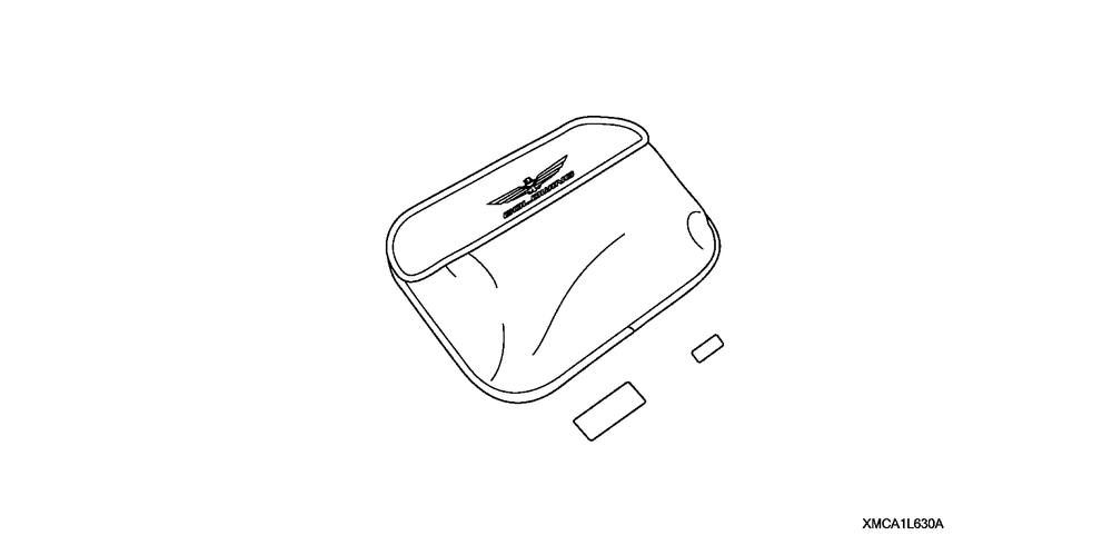 Saddlebag lid organizer(w_gl logo)