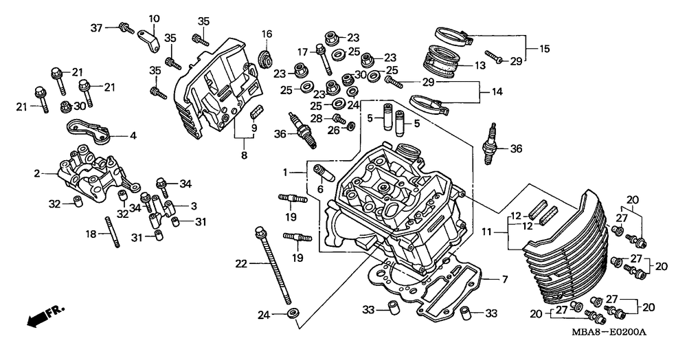 Cylinder head (fr.)