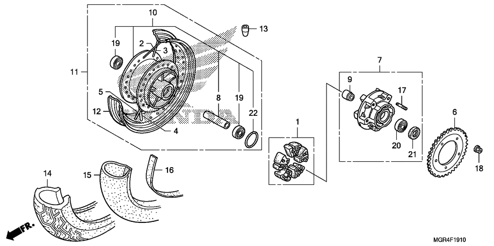 Rear wheel