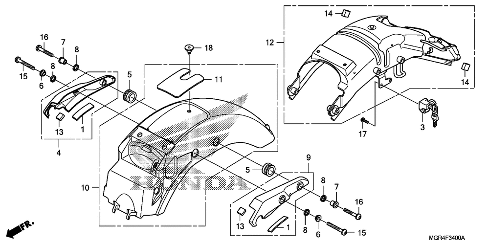 Rear fender