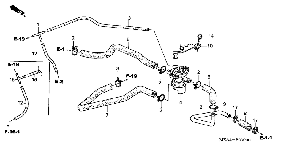 Air injection controlvalve (a)