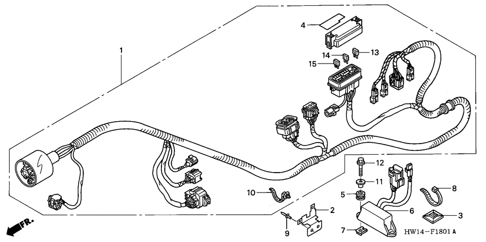 Wire harness (frame)