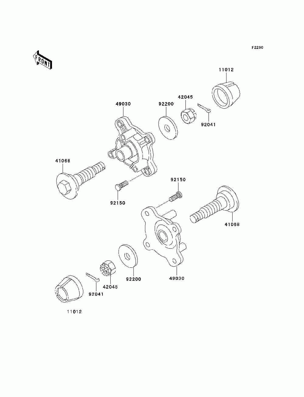 Front hub