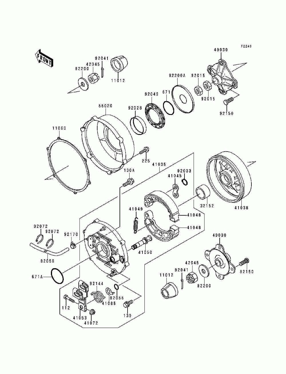 Rear hub