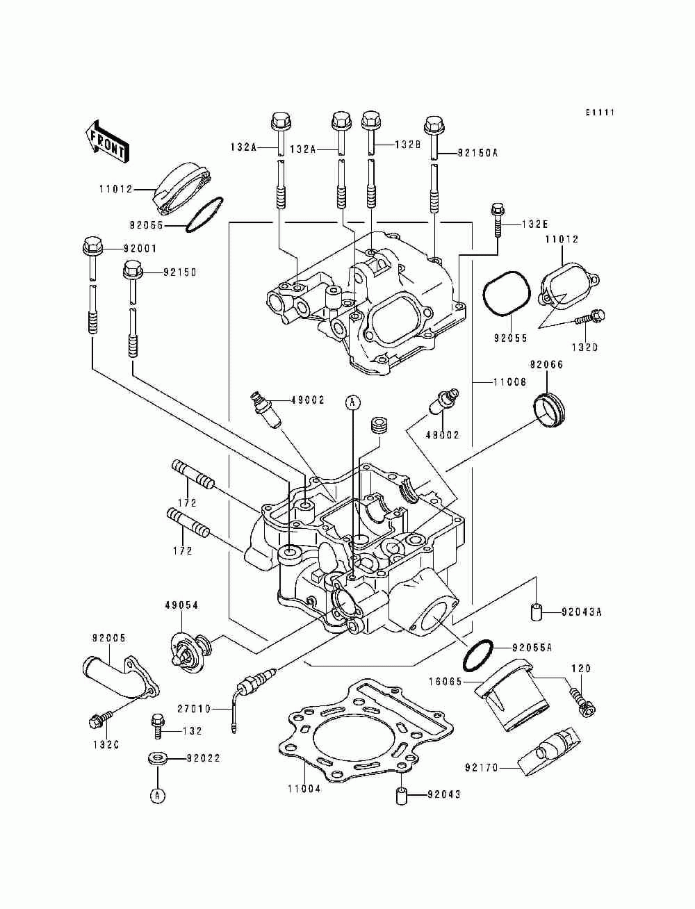 Cylinder head(-vf400ae520627)