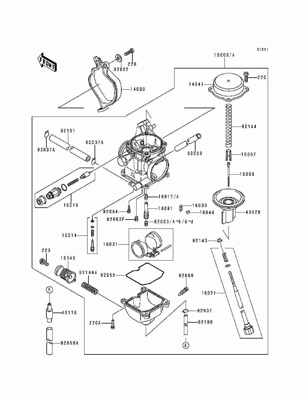 Carburetor(-vf400ae520627)