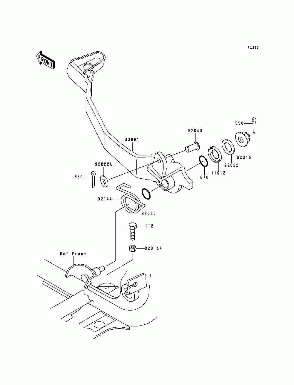 Brake pedal