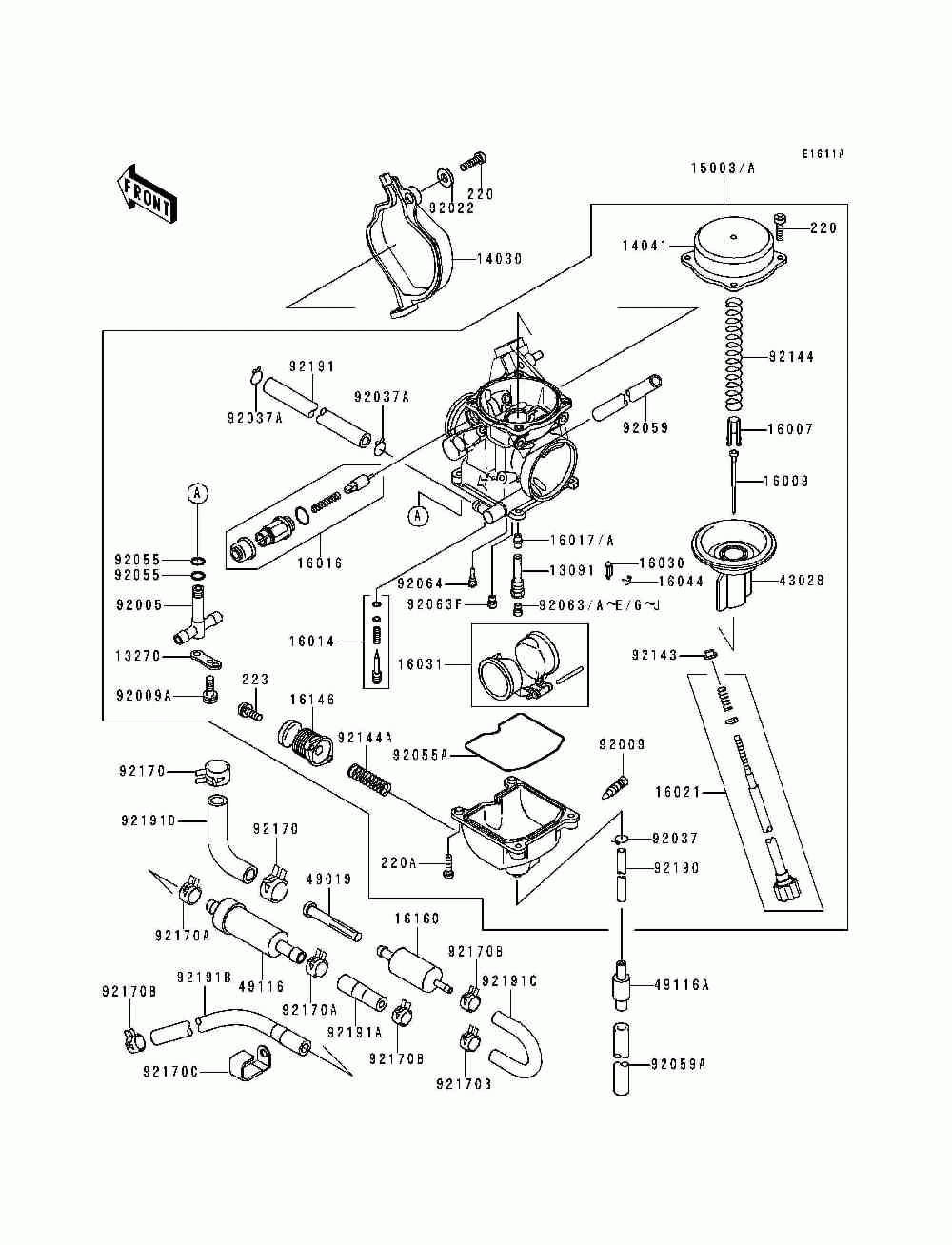 Carburetor(vf400ae520628-)