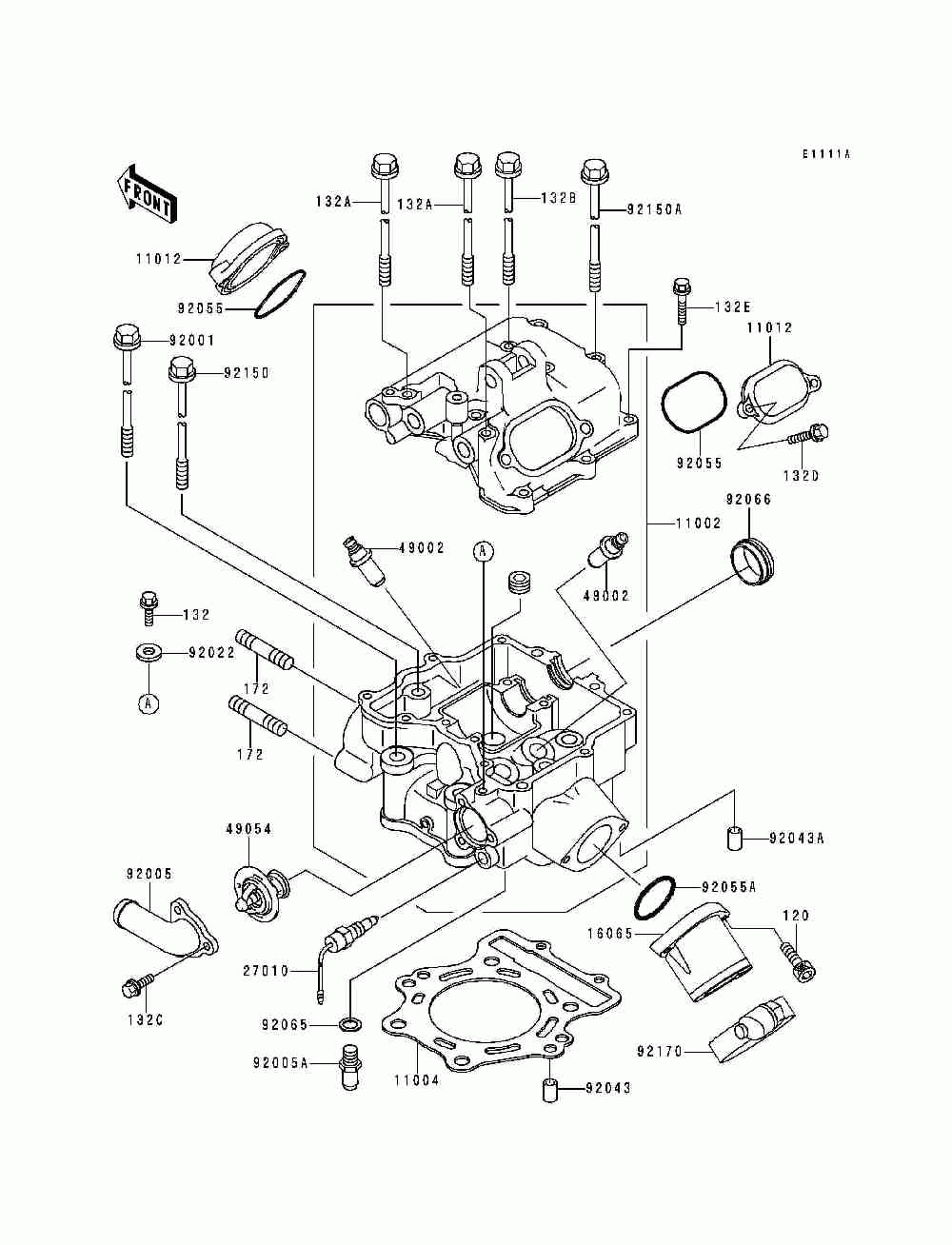 Cylinder head(vf400ae520628-)