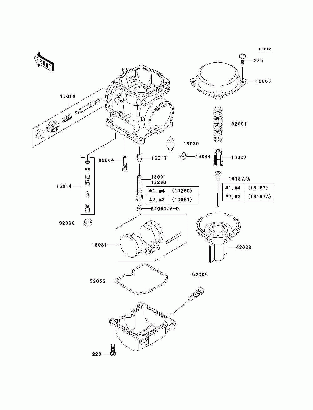 Carburetor parts