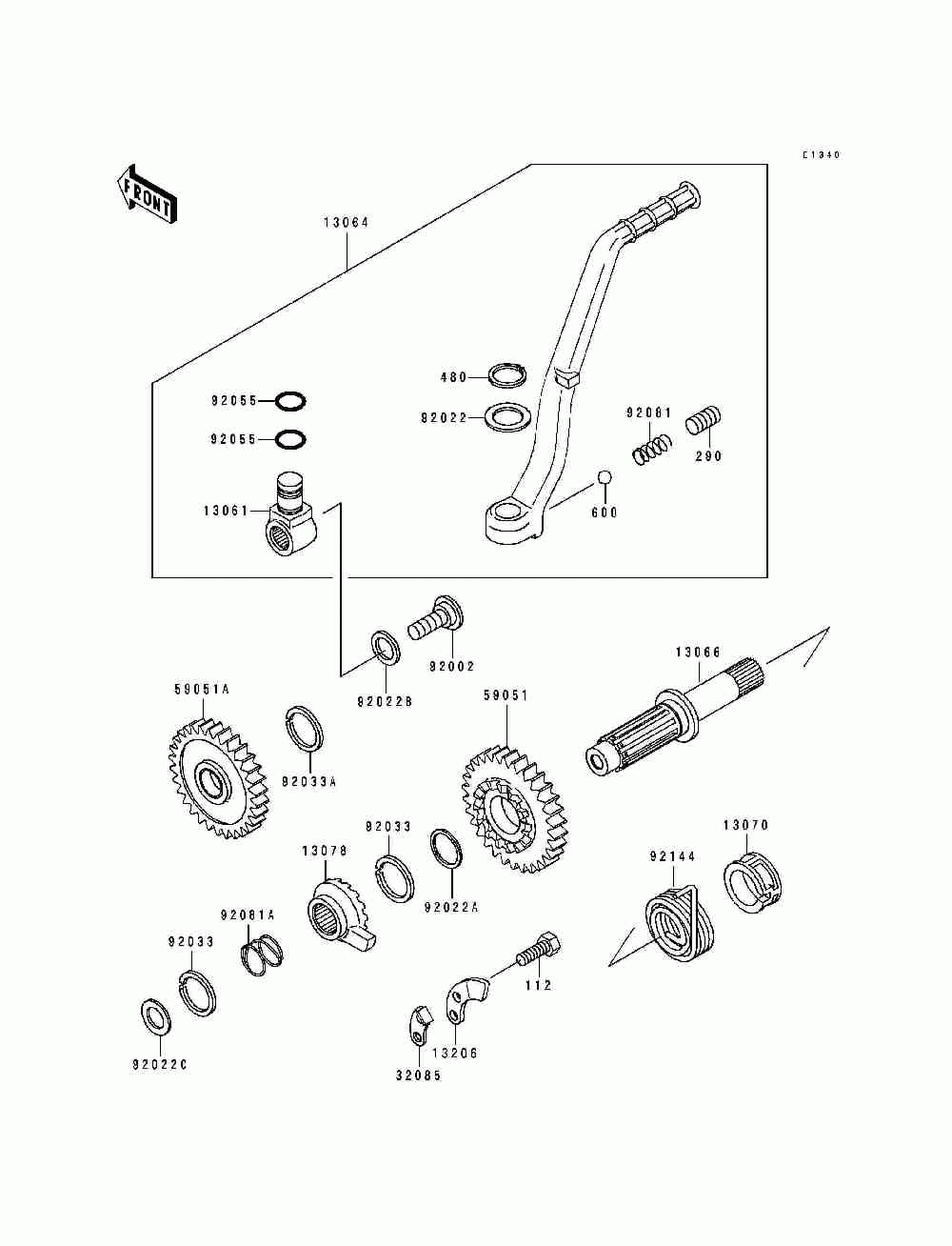 Kickstarter mechanism