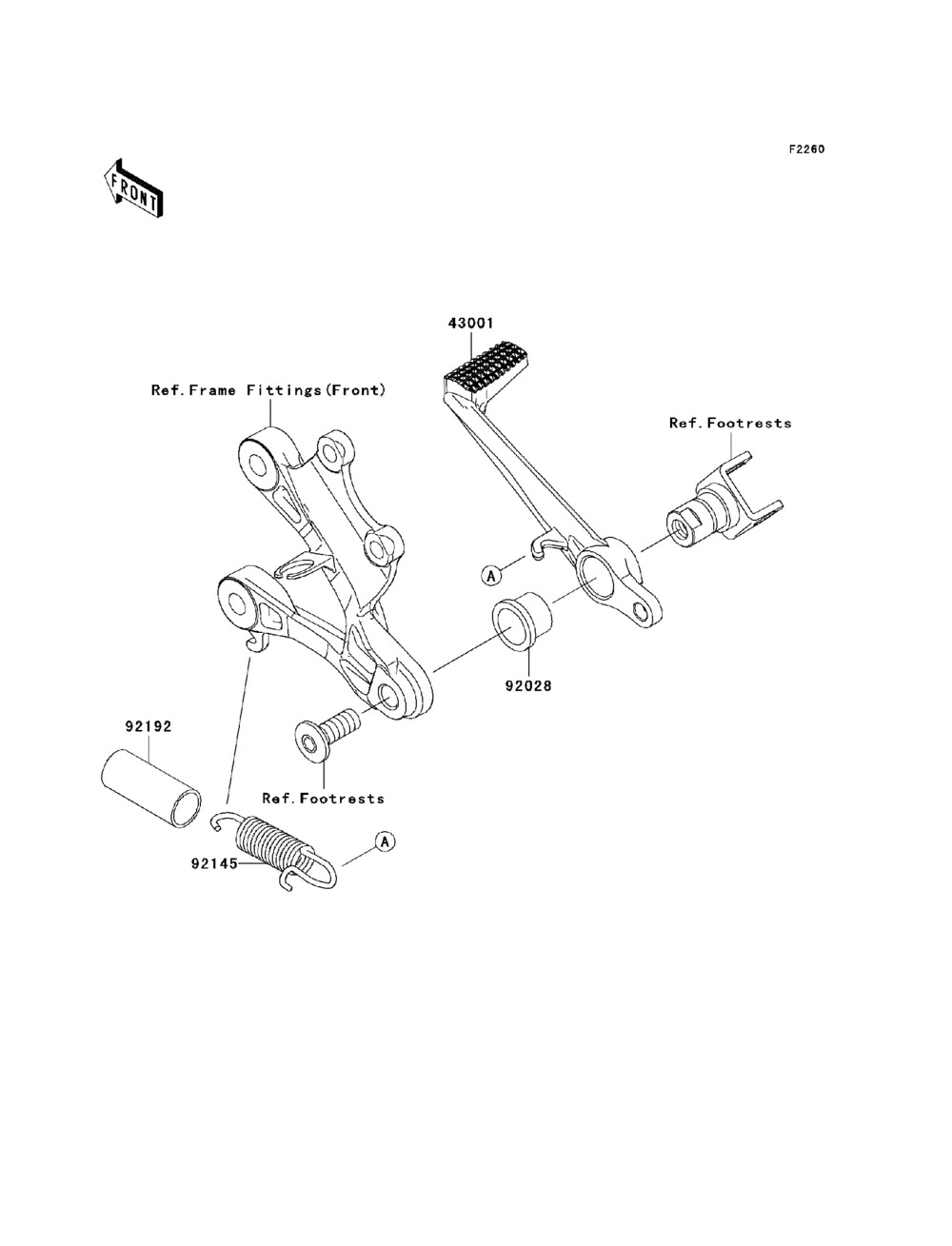 Brake pedal  torque link