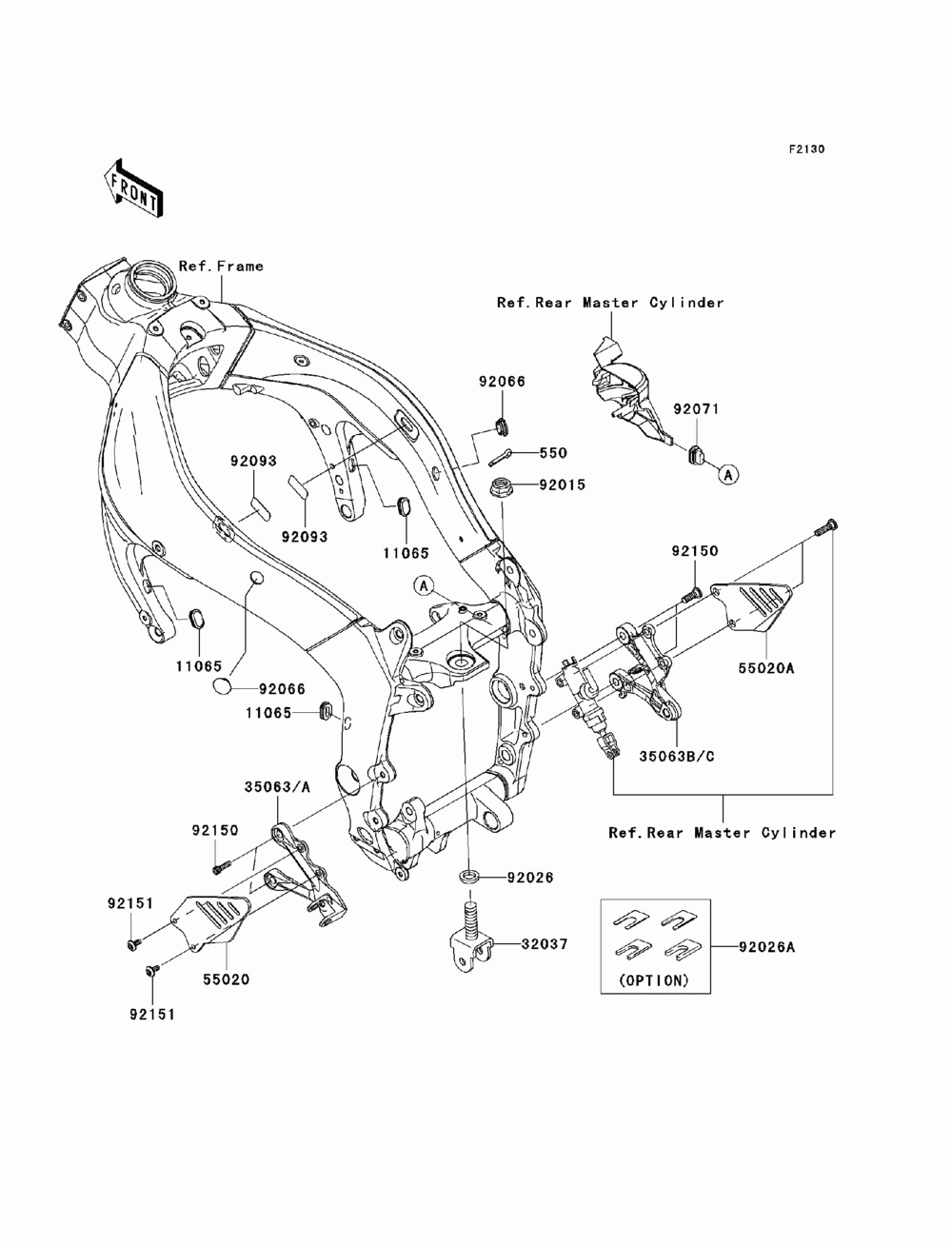 Frame fittings(front)