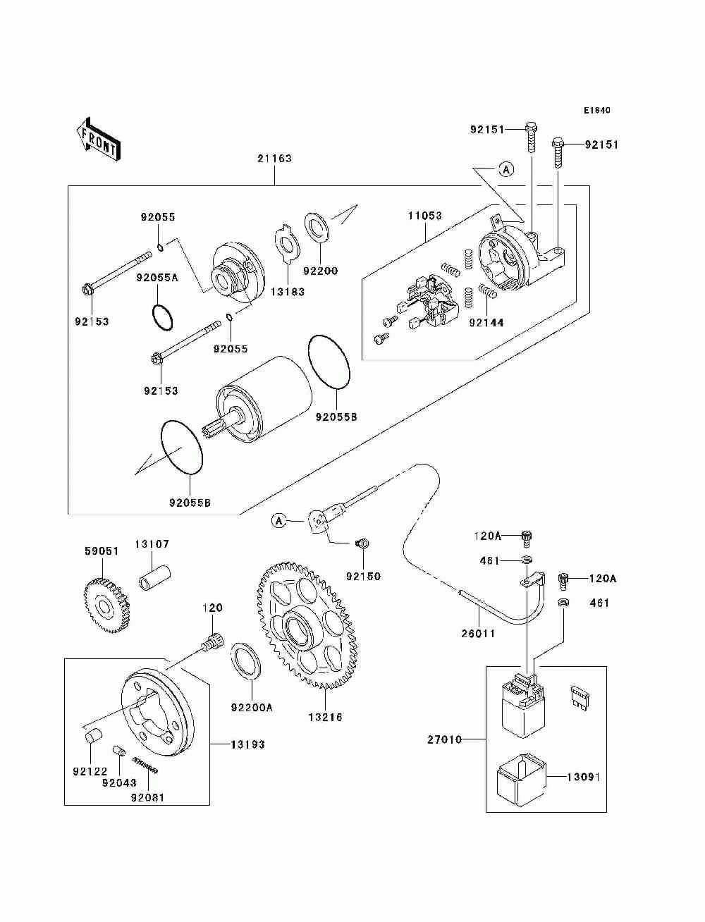 Starter motor