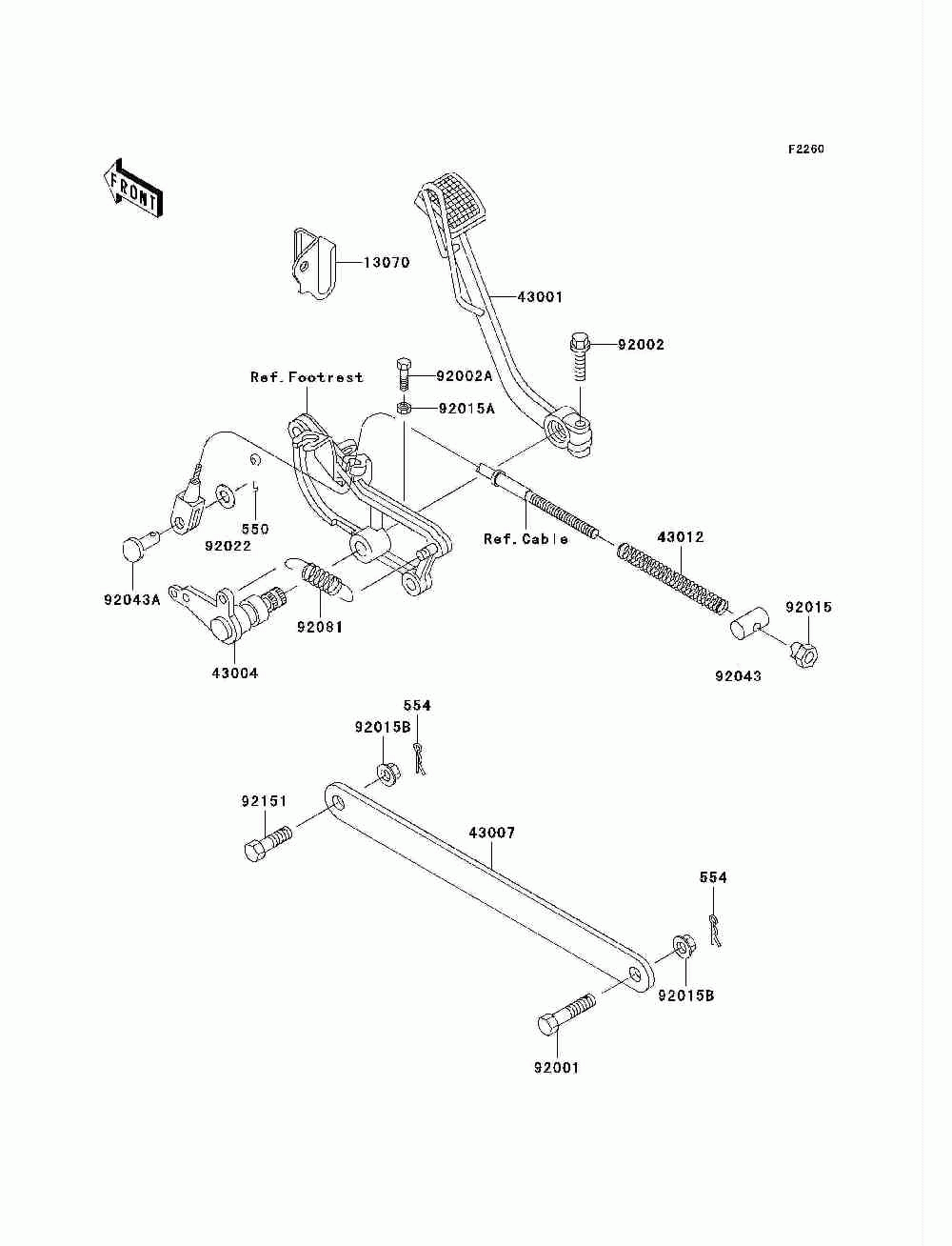 Brake pedal_torque link