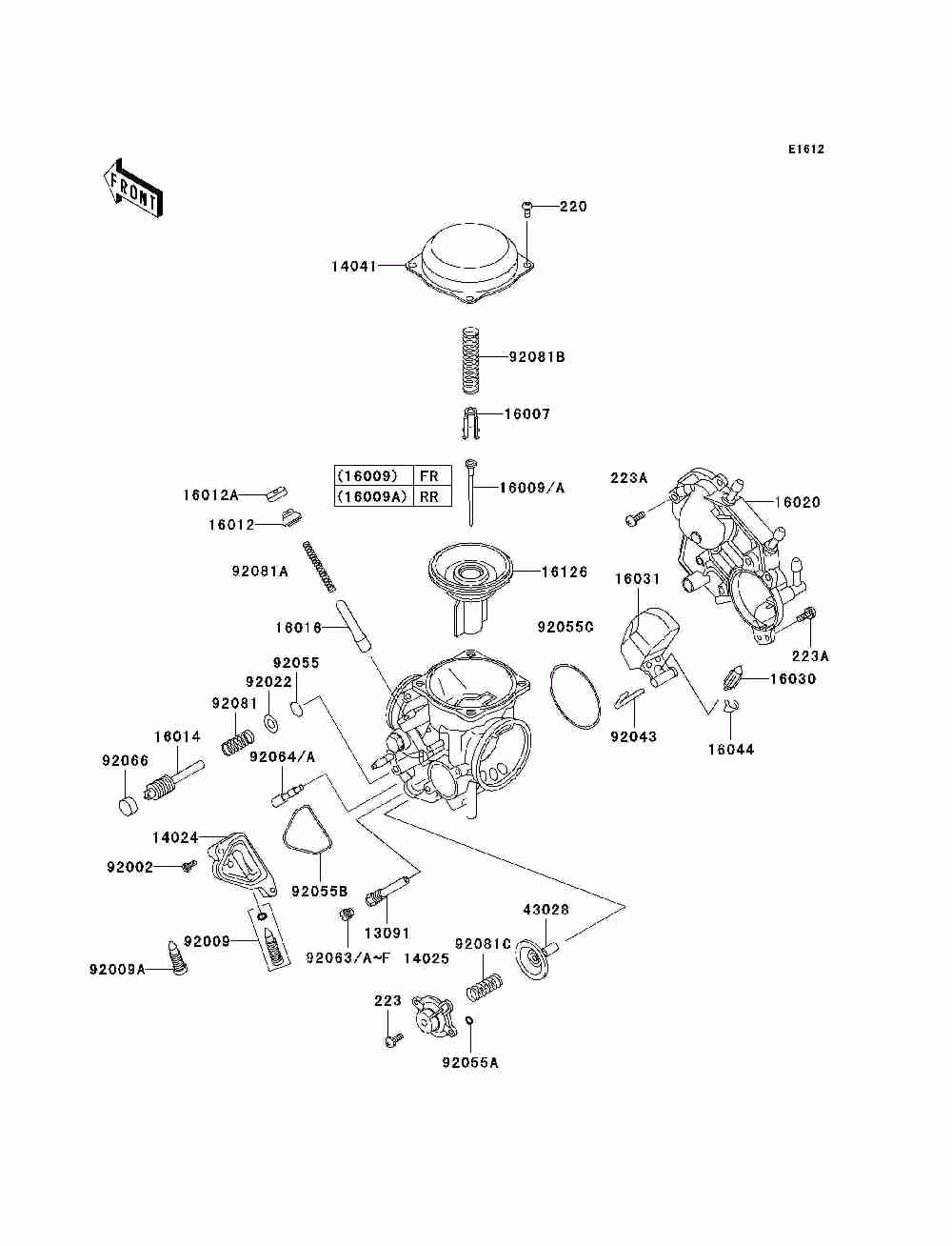 Carburetor parts