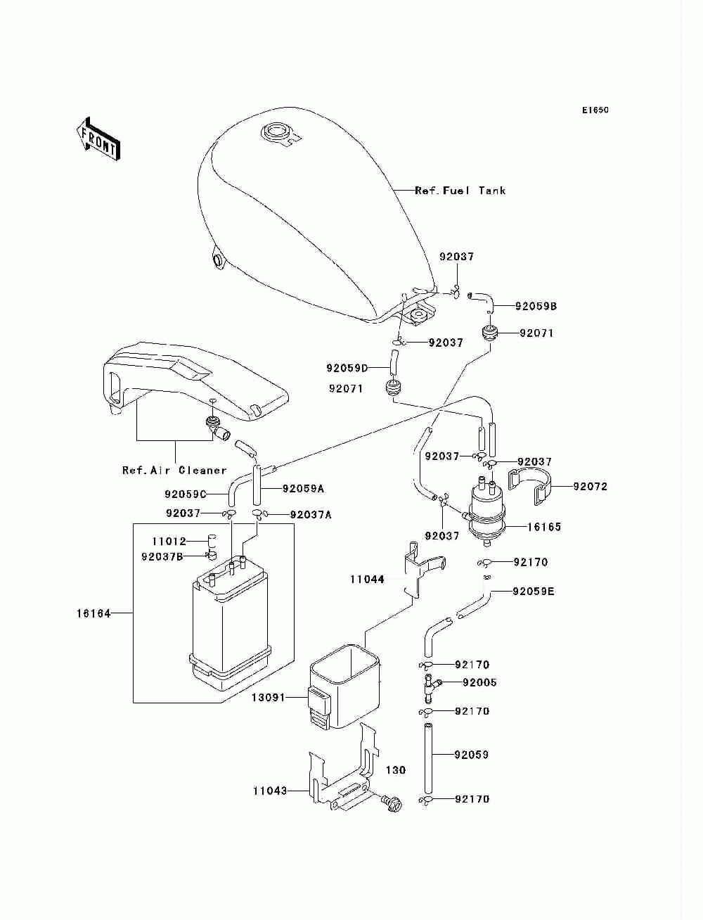 Fuel evaporative system(ca)