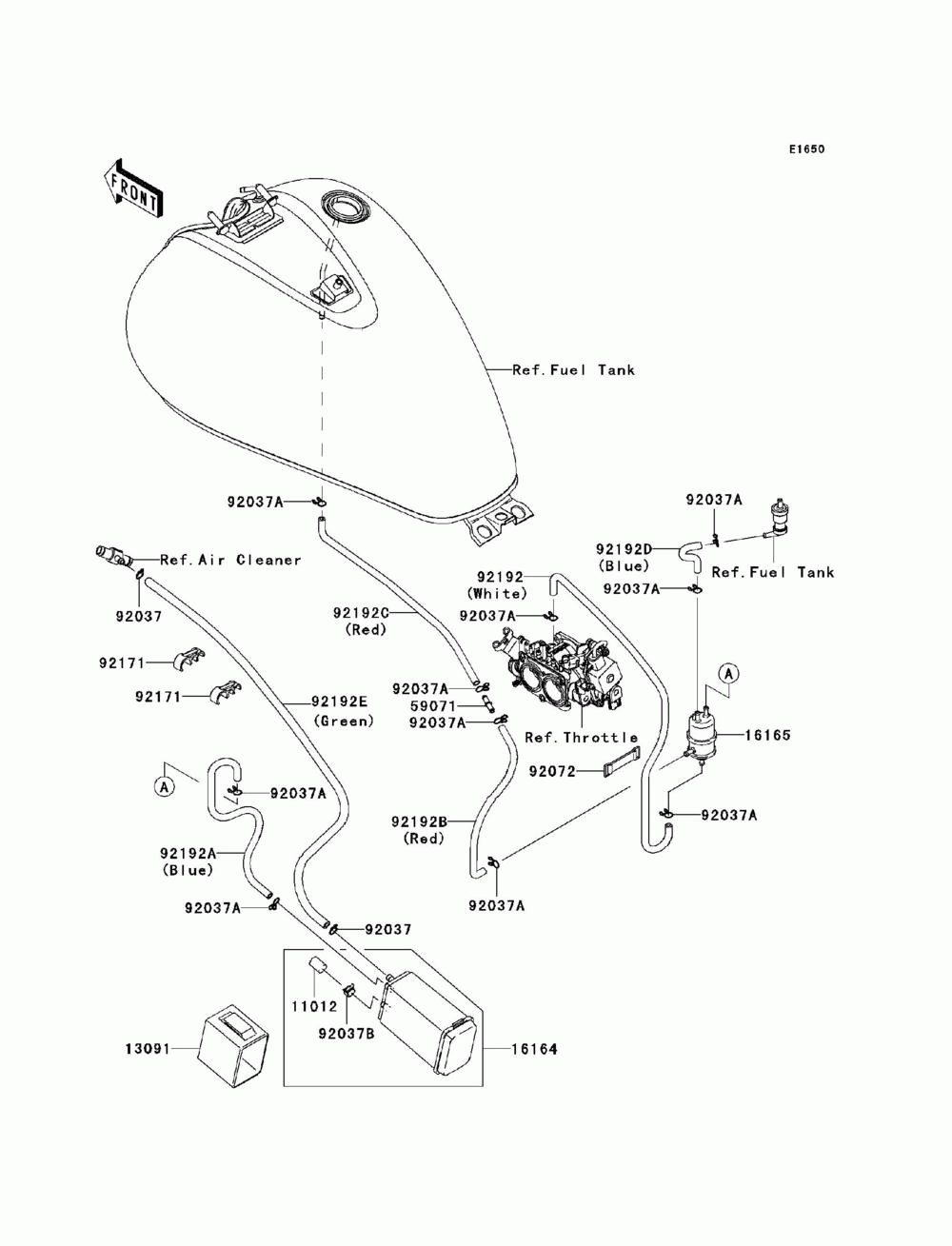 Fuel evaporative system(ca)