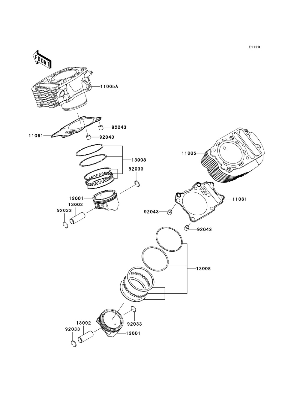 Cylinder  piston(s)